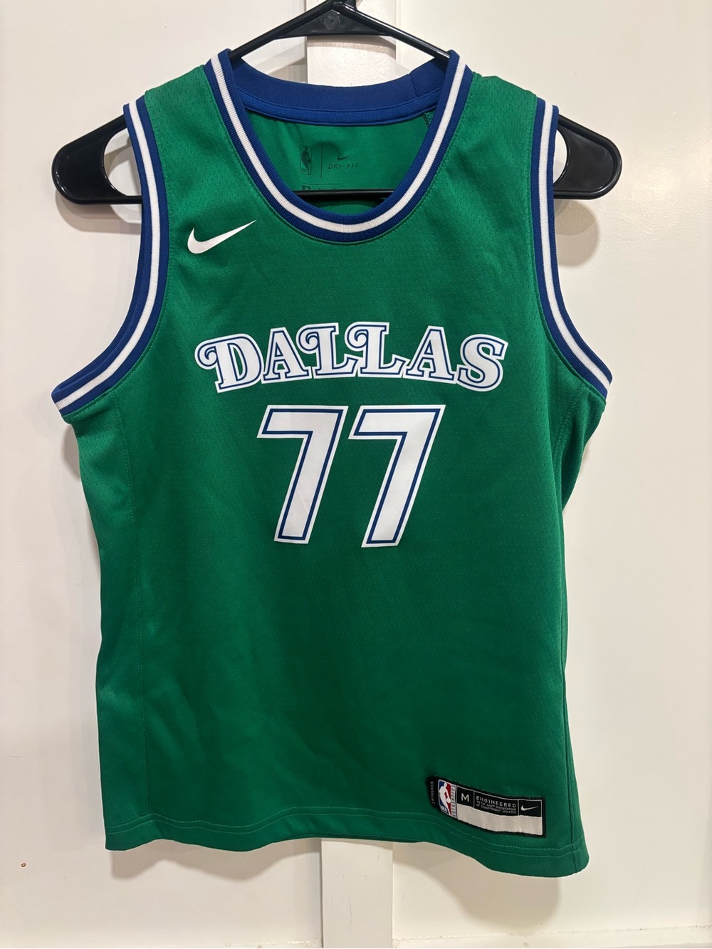 Nike Green Dallas #77 Basketball Jersey - Youth M